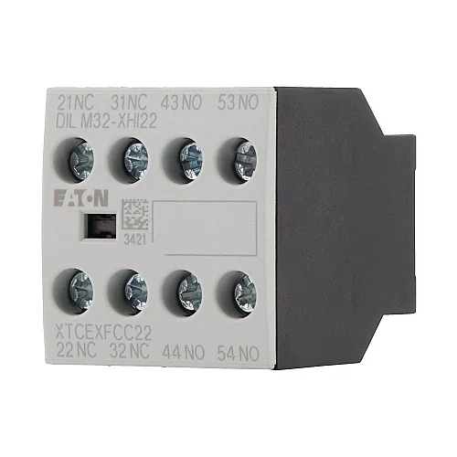 277377 - Auxiliary contact module, Type: Front mounting auxiliary contact, 4 pole, Ith= 16 A, 2 N/O, 2 NC, Front fixing, Screw terminals - 1