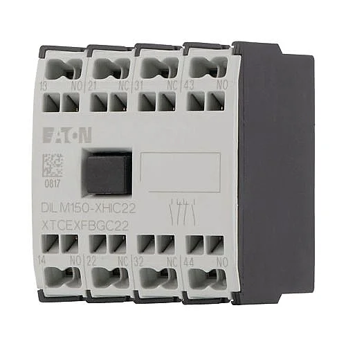 278046 - Auxiliary contact module, Type: Front mounting auxiliary contact, 4 pole, Ith= 16 A, 2 N/O, 2 NC, Front fixing, Spring-loaded terminals - 1