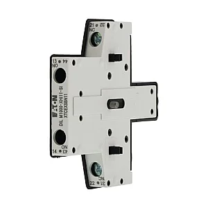 278425 - Auxiliary contact module, Type: Side-mounting auxiliary contacts, 2 pole, Ith= 10 A, 1 N/O, 1 NC, Side mounted, Screw terminals - Eaton