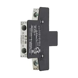 278427 - Auxiliary contact module, Type: Side-mounting auxiliary contacts, 2 pole, Ith= 10 A, 1 N/O, 1 NC, Side mounted, Screw terminals - Eaton