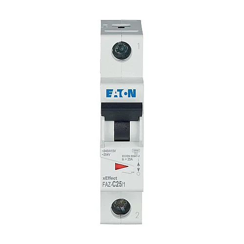 278563 - Miniature circuit breaker (MCB), 25 A, 1p, characteristic: C - 1