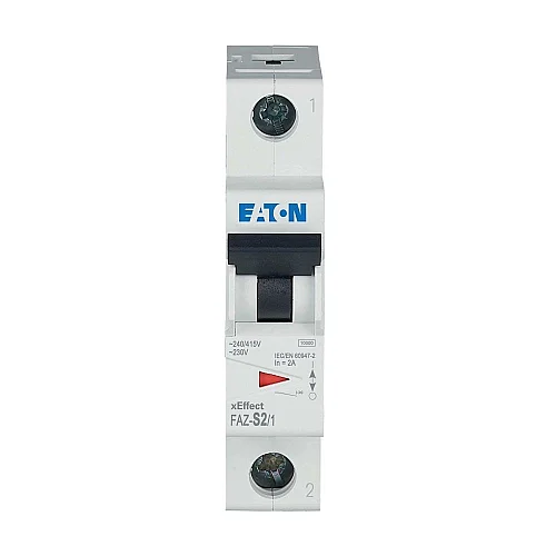 278607 - Miniature circuit breaker (MCB), 2 A, 1p, characteristic: S - 1