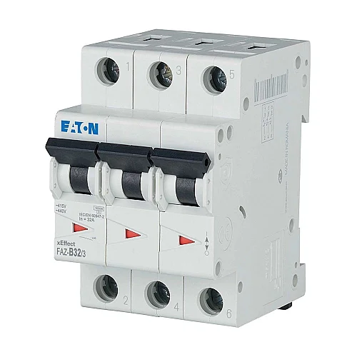 278850 - Miniature circuit breaker (MCB), 32 A, 3p, characteristic: B - 1