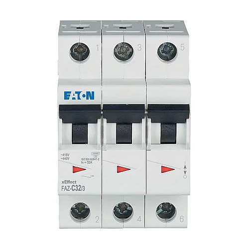 278876 - Miniature circuit breaker (MCB), 32 A, 3p, characteristic: C - 1