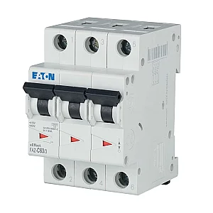 278879 - Miniature circuit breaker (MCB), 63 A, 3p, characteristic: C - Eaton