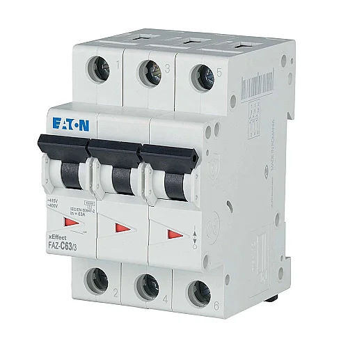 278879 - Miniature circuit breaker (MCB), 63 A, 3p, characteristic: C - 1