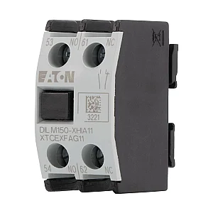 283463 - Auxiliary contact module, Type: Front mounting auxiliary contact, 2 pole, Ith= 16 A, 1 N/O, 1 NC, Front fixing, Screw terminals - Eaton