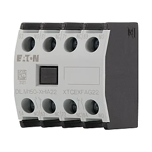 283464 - Auxiliary contact module, Type: Front mounting auxiliary contact, 4 pole, Ith= 16 A, 2 N/O, 2 NC, Front fixing, Screw terminals - Eaton