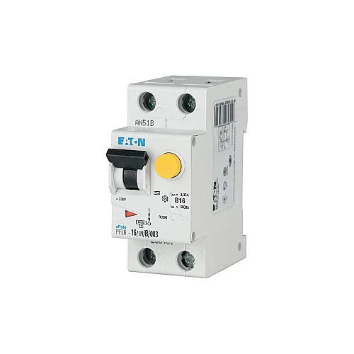 286431 - Pfl6-16/1n/b/003 - Rcd/mcb Combination, 16 A, 30 Ma, Mcb Trip Characteristic: B, 1p+n, Rcd Trip Characteristic: Ac - 1