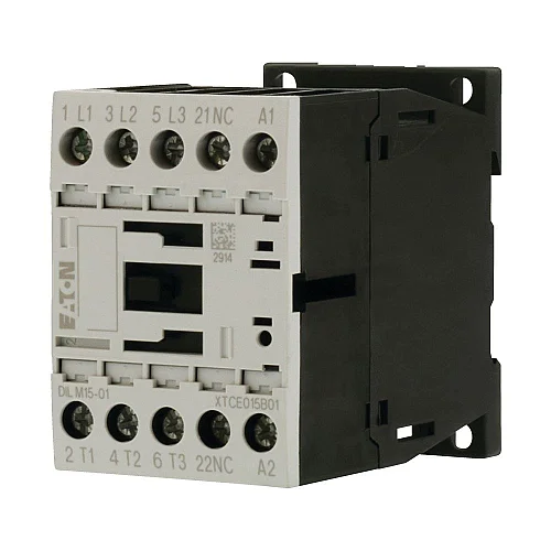 290108 - Contactor, 3 pole, 380 V 400 V 7.5 kW, 1 NC, 24 V DC, DC operation, Screw terminals - 1