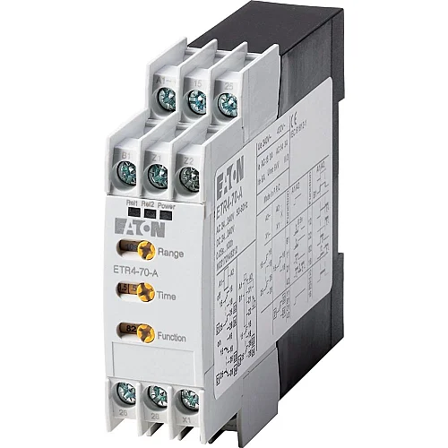 31888 - Etr4-70-a - Timing Relay, 2w, 0.05s-100h, Multi-function, 24-240vac/dc, Potentiometer Connection - 1