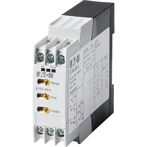 31891 - Etr4-69-a - Timing Relay, 1w, 0.05s-100h, Multi-function, 24-240vac/dc - 1