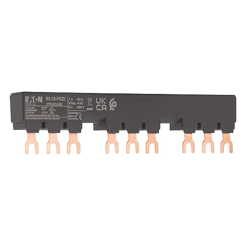 44946 - B3.1/3-pkz0 - Three-phase Busbar Link, Circuit-breaker: 3, 153 Mm, For Pkzm0-... Or Pke12, Pke32 Without Side Mounted Auxiliary Contacts Or Voltage Releases - 1