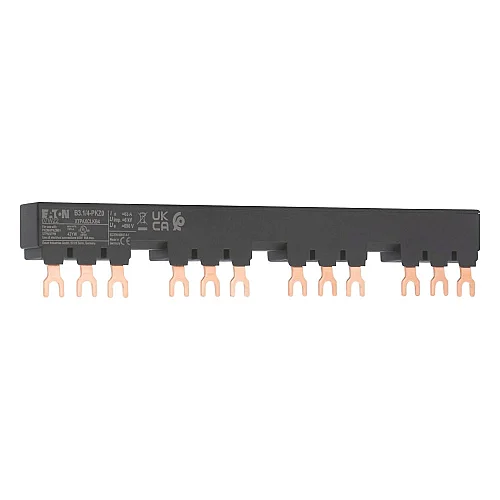 44947 - B3.1/4-pkz0 - Three-phase Busbar Link, Circuit-breaker: 4, 207 Mm, For Pkzm0-... Or Pke12, Pke32 Without Side Mounted Auxiliary Contacts Or Voltage Releases - 1