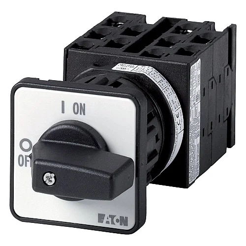 50717 - T0-5-8281/ez - Step Switches, T0, 20 A, Centre Mounting, 5 Contact Unit(s), Contacts: 9, 45 E, Maintained, With 0 (off) Position, 0-3, Design Number 8281 - 1