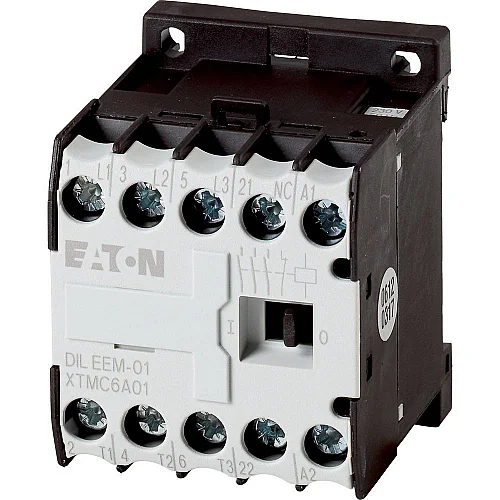 51621 - Dileem-01(24v50/60hz) - Contactor, 24 V 50/60 Hz, 3 Pole, 380 V 400 V, 3 Kw, Contacts N/c = Normally Closed= 1 Nc, Screw Terminals, Ac Operation - 1