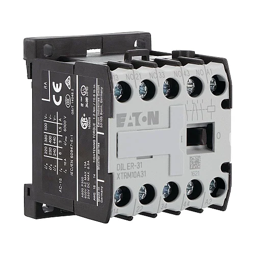 51768 - Diler-31(230v50hz,240v60hz) - Contactor Relay, 230 V 50 Hz, 240 V 60 Hz, N/o = Normally Open: 3 N/o, N/c = Normally Closed: 1 Nc, Screw Terminals, Ac Operation - 1