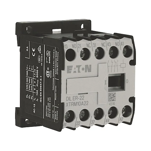 51776 - Diler-22(220v50hz,240v60hz) - Contactor Relay, 220 V 50 Hz, 240 V 60 Hz, N/o = Normally Open: 2 N/o, N/c = Normally Closed: 2 Nc, Screw Terminals, Ac Operation - 1
