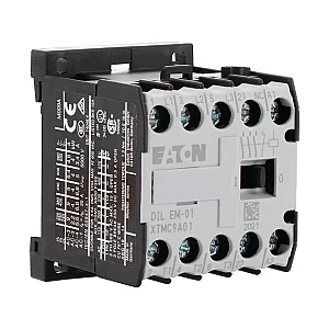 51797 - Dilem-01(400v50hz,440v60hz) - Contactor, 400 V 50 Hz, 440 V 60 Hz, 3 Pole, 380 V 400 V, 4 Kw, Contacts N/c = Normally Closed= 1 Nc, Screw Terminals, Ac Operation - Eaton