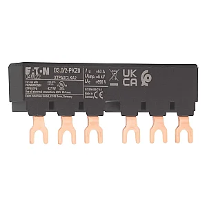 63961 - B3.0/2-pkz0 - Three-phase Busbar Link, Circuit-breaker: 2, 90 Mm, For Pkzm0-... Or Pke12, Pke32 Without Side Mounted Auxiliary Contacts Or Voltage Releases - Eaton