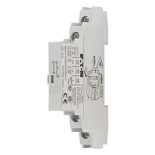 72896 - Nhi11-pkz0 - Standard Auxiliary Contact, 1 N/o, 1 Nc, Can Be Retrofitted On The Right Side Of Motor-protective Circuit-breakers, Screw Terminals - 1