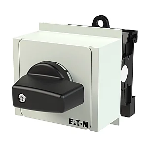 74471 - T0-1-8200/ivs - On-off Switch, T0, 20 A, Service Distribution Board Mounting, 1 Contact Unit(s), 1 Pole, With Black Thumb Grip And Front Plate - Eaton