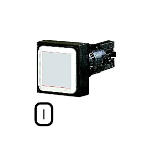 86752 - Q18d-ws - Pushbutton, White, Momentary - Eaton