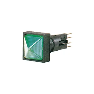 88483 - Q18lh-gn/wb - Indicator Light, Raised, Green, +filament Lamp, 24 V - Eaton