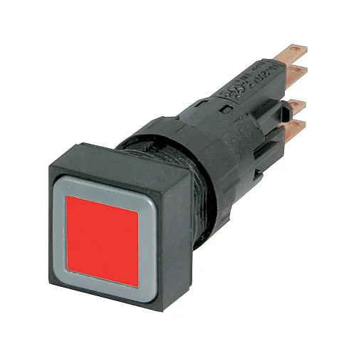 88537 - Q18lt-rt/wb - Illuminated Pushbutton Actuator, Red, Momentary, +filament Lamp 24v - 1