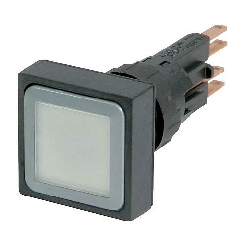 90226 - Q25lt-ws/wb - Illuminated Pushbutton Actuator, White, Momentary, +filament Lamp 24v - 1