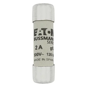 C10G2 - Fuse-link, LV, 2 A, AC 500 V, 10 x 38 mm, gL/gG, IEC - Eaton