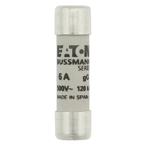 C10G6 - Fuse-link, LV, 6 A, AC 500 V, 10 x 38 mm, gL/gG, IEC - 1