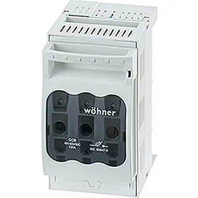 Hensel - Fuse switch disconnector HRC 00, 3-pole, for bus-mounting in ENYSTAR enclosure. - 1