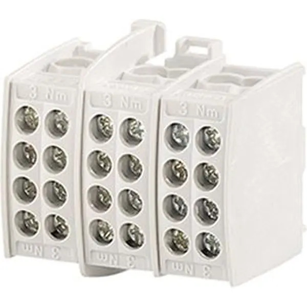 Hensel - Main line branch terminal as a connecting terminal, 1,5-25 mm², Cu. For assembly on DIN rail. - Hensel