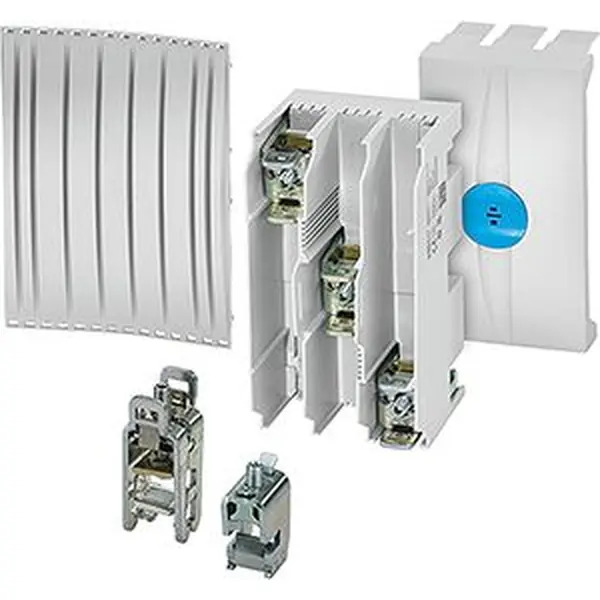 Hensel - Connection module, 5-pole, for assembly in busbar enclosure with protection cover. 8 space units. - Hensel