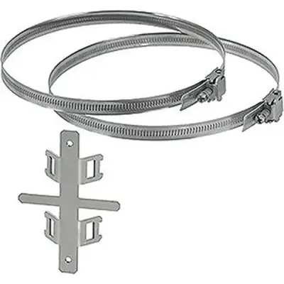 Mounting Kit For Pipe And Pole Mounting Of Small-type Distribution Boards. Suitable For Pipe/pole-diameters Of 60 - 150 Mm. - Hensel