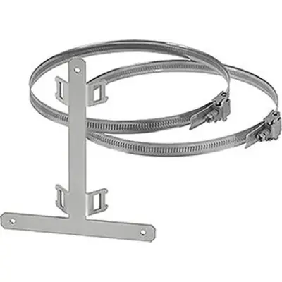 Mounting Kit For Pipe And Pole Mounting Of Small-type Distribution Boards. Suitable For Pipe/pole-diameters Of 60 - 150 Mm. - Hensel