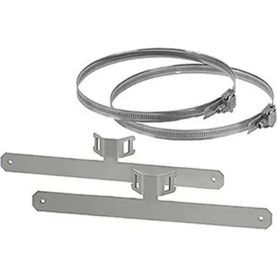 Mounting Kit For Pipe And Pole Mounting Of Small-type Distribution Boards. Suitable For Pipe/pole-diameters Of 60 - 150 Mm. - Hensel