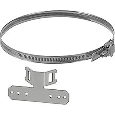 Mounting Kit For Pipe And Pole Mounting Of Cable Junction Boxes. Suitable For Pipe/pole-diameters Of 60 - 150 Mm. Fits Enycase Dk, Kf And Wp For Nominal Cross Sections 2.5 Mm², 4 Mm² And 6 Mm². - Hensel