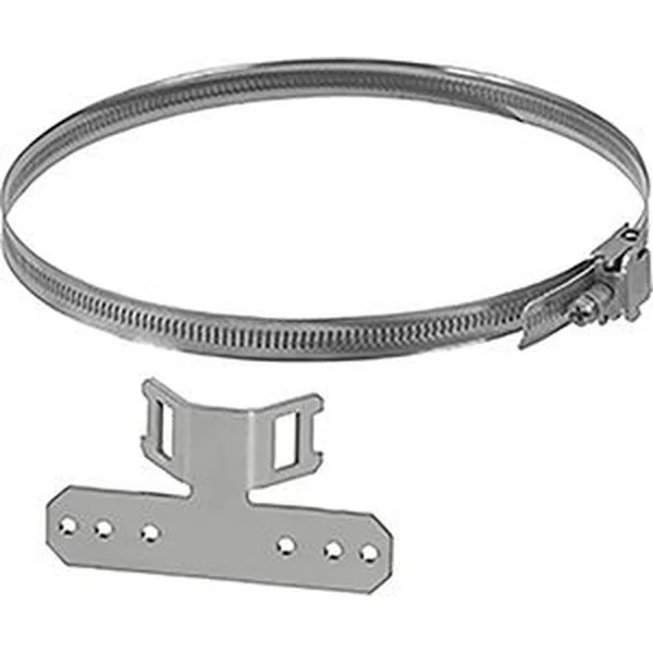 Hensel - Mounting kit for pipe and pole mounting of cable junction boxes. Suitable for pipe/pole-diameters of 60 - 150 mm. Fits ENYCASE DK, KF and WP for nominal cross sections 2.5 mm², 4 mm² and 6 mm². - Hensel