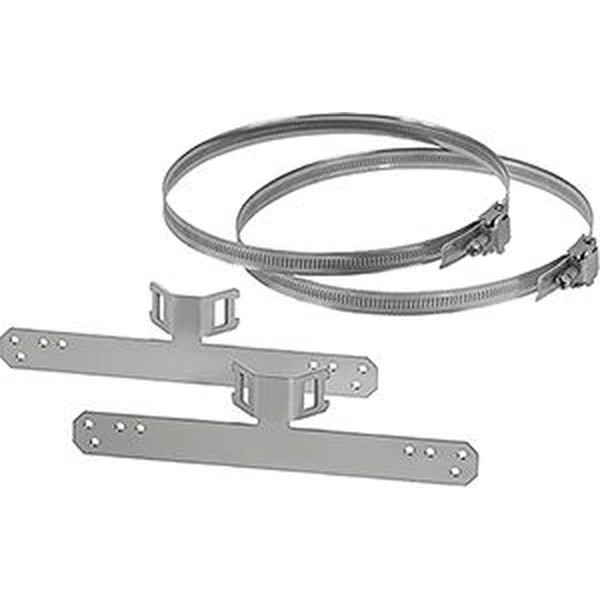 Hensel - Mounting kit for pipe and pole mounting of cable junction boxes. Suitable for pipe/pole-diameters of 60 - 150 mm. Fits ENYCASE DK, KF and WP for nominal cross sections 25 mm², 35 mm² and 50 mm². - Hensel