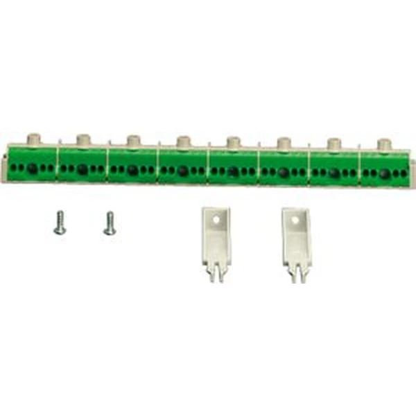 Hensel - PE terminal 8 x 25 mm², 32 x 4 mm² for ENYSTAR enclosure. FIXCONNECT plug-in terminal technology for copper conductors. - Hensel