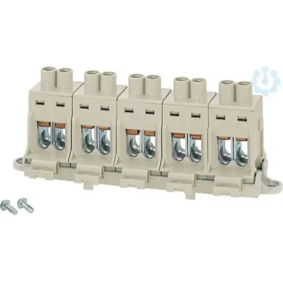 Terminals Dk Ks 16 For Junction Boxes Dk 16.. And Kf 16.., 5-pole, 6-25 Mm2, Cu, For Assembly With Bracket - Hensel
