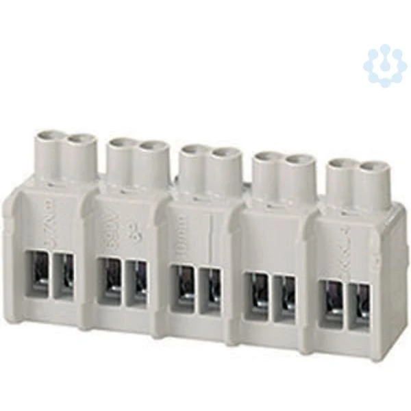 Hensel - Terminals for junction boxes DK KL 04, 5-pole, 1,5-6 mm2, Cu, for assembly with bracket - Hensel