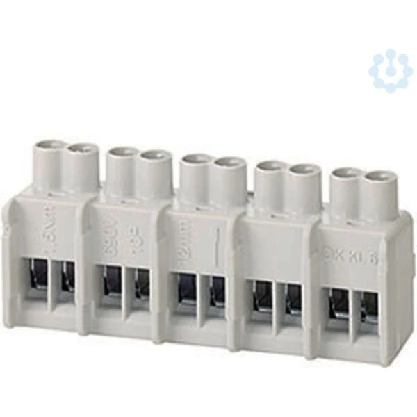 Hensel - Terminals for junction boxes DK KL 06, 5-pole, 1,5-10 mm2, Cu, for assembly with bracket - Hensel