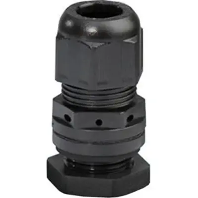 Combi Climate Glands For Knockouts M 20 And Sealing Range Ø 6-13 Mm. To Reduce Condensation Through Pressure Compensation. Colour: Black. - Hensel