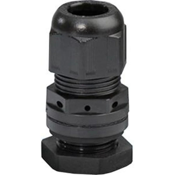 Hensel - Combi climate glands for knockouts M 20 and sealing range Ø 6-13 mm. To reduce condensation through pressure compensation. Colour: black. - Hensel