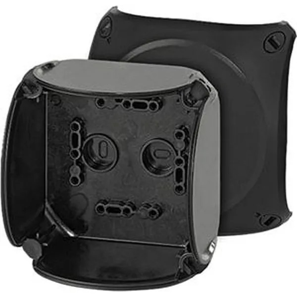 Hensel - Empty boxes with opaque lid Built-in dimensions 83x83x55 mm - Hensel