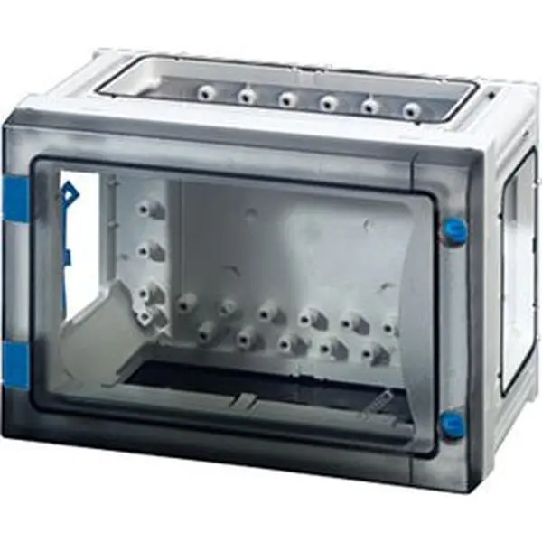 Hensel - ENYSTAR empty box, mounting dimensions 216x126x136mm, transparent door - Hensel
