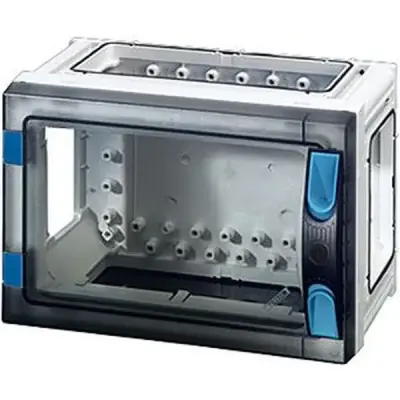 Enystar Empty Box, Mounting Dimensions 216x126x136mm, Transparent Door - Hensel